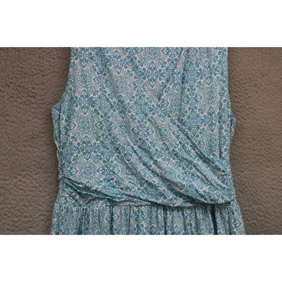 Land's End Sleeveless Maxi Dress-Medium/Petite-Cottagecore-Romantic-Flowing - Picture 3 of 11
